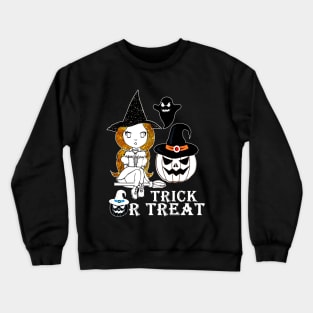 trick or treat Crewneck Sweatshirt